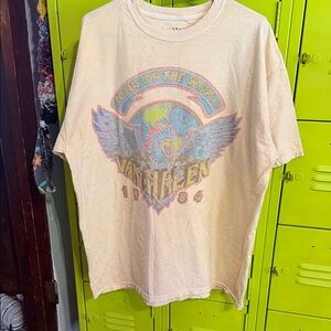 Cream Graphic T-Shirt for Men